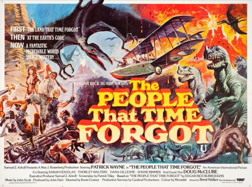 738. British Quad (40" x 30"); Country-of-Origin; Very Fine+ Folded ### THE PEOPLE THAT TIME FORGOT (1977)