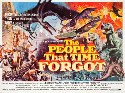 738. British Quad (40" x 30"); Country-of-Origin; Very Fine+ Folded ### THE PEOPLE THAT TIME FORGOT (1977)