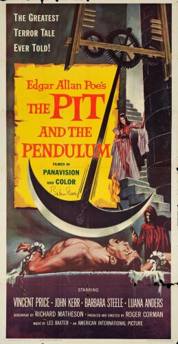 745. Three Sheet (41" x 79") Signed by Barbara Steele (Grad Authenticated); Fine+ Folded ### THE PIT AND THE PENDULUM (1961)