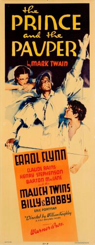 753. Insert (14" x 36"); Linen Finish; Very Fine+ Rolled ### THE PRINCE AND THE PAUPER (1937)
