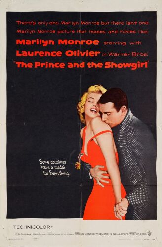 754. One Sheet (27" x 41"); Very Fine- Folded ### THE PRINCE AND THE SHOWGIRL (1957)