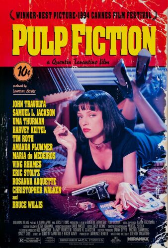 759. One Sheet (27" x 40"); The Collection of the Late J. Stephen Ryan; Very Fine+ Rolled ### PULP FICTION (1994)