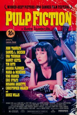 759. One Sheet (27" x 40"); The Collection of the Late J. Stephen Ryan; Very Fine+ Rolled ### PULP FICTION (1994)