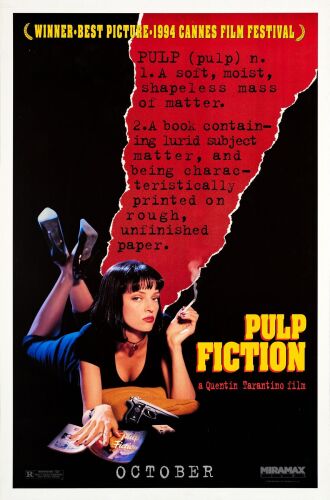 760. One Sheet (27" x 40"); The Collection of the Late J. Stephen Ryan; Advance; Very Fine+ Rolled ### PULP FICTION (1994)