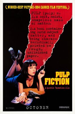 760. One Sheet (27" x 40"); The Collection of the Late J. Stephen Ryan; Advance; Very Fine+ Rolled ### PULP FICTION (1994)