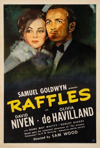 764. One Sheet (27.25" x 41"); Very Fine- on Linen ### RAFFLES (1939)