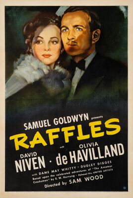 764. One Sheet (27.25" x 41"); Very Fine- on Linen ### RAFFLES (1939)