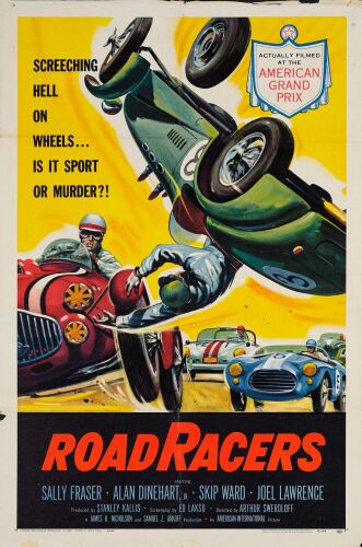 776. One Sheet (27" x 41"); Fine+ Folded ### ROADRACERS (1957)