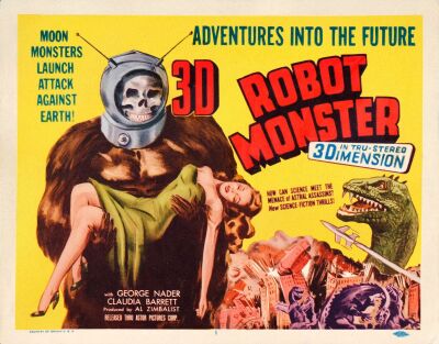 778. Title Lobby Card (11" x 14"); Very Fine- ### ROBOT MONSTER (1953)