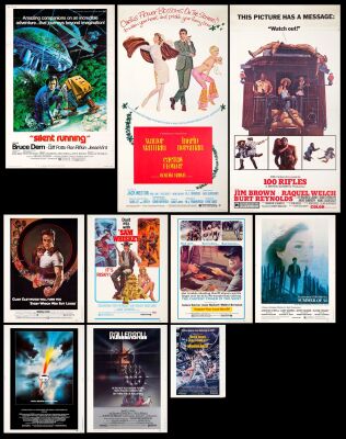 780. Three Sheets (2) ,40 x 60, 30 x 40 (5), Mini Poster (41" x 81", 40" x 60", 30" x 40", 20.5" x 27"); Very Fine- Rolled ### ROLLERBALL [1975] AND ADDITIONAL POSTERS [9] (1969 - 1979)