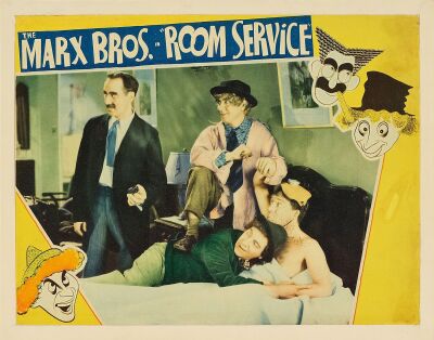 783. Trimmed Lobby Card (10.75" x 14"); Very Good+ on Linen ### ROOM SERVICE (1938)