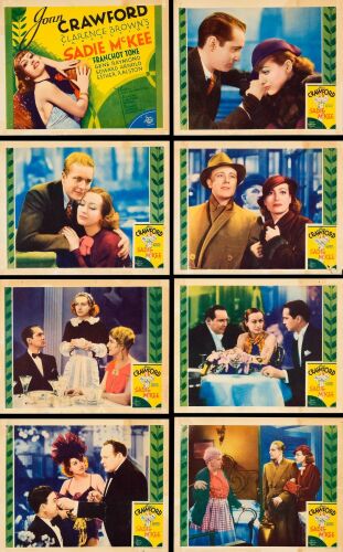 786. Lobby Card Set (8) (11" x 14"); Very Fine- ### SADIE MCKEE (1934)