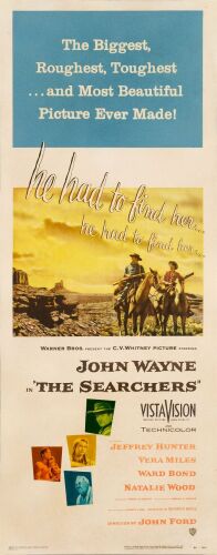 790. Insert (14" x 36"); Very Fine- on Paper ### THE SEARCHERS (1956)