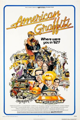 313. One Sheet (27" x 41"); Very Fine+ Tri-Folded ### AMERICAN GRAFFITI (1973)
