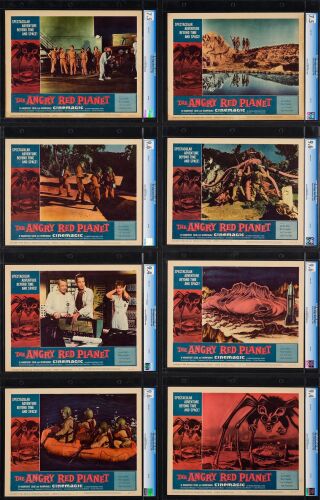 315. Lobby Card Set (8) (11" x 14"); The Collection of the Late J. Stephen Ryan; Near Mint ### THE ANGRY RED PLANET (1959)