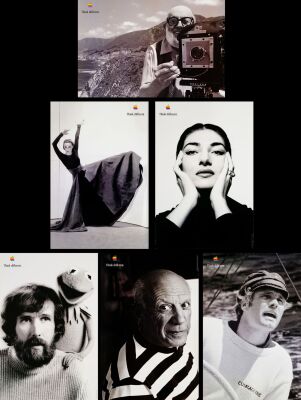 317. "Think Different" Commercial Posters (6) (24" x 36"); Featuring Ansel Adams, Jim Henson, Ted Turner, Pablo Picasso, Maria Callas and Martha Graham; Very Fine Rolled ### APPLE, INC. (1997-1998)