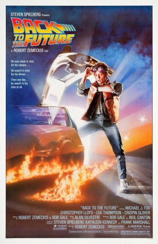 326. One Sheet (27" x 41"); Studio Style; Very Fine+ Rolled ### BACK TO THE FUTURE (1985)