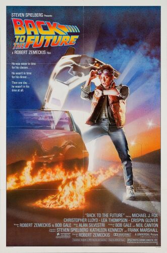 327. One Sheet (27" x 41"); Studio Style; Near Mint Folded ### BACK TO THE FUTURE (1985)