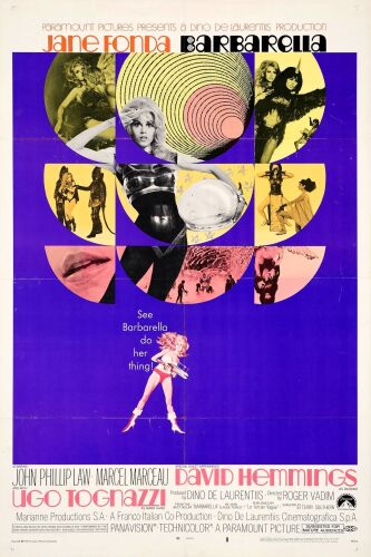 331. One Sheet (27" x 41"); Style B; Very Fine on Linen ### BARBARELLA (1968)