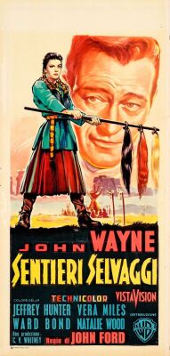 791. Italian Locandina (13" x 27.5"); Very Fine+ Folded ### THE SEARCHERS (1956)