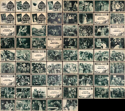 805. Title Lobby Cards & Lobby Cards (69) (11" x 14"); Fine+ ### SILENT SERIAL: THE ACE OF SPADES (1925)