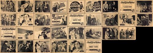 811. Title Lobby Cards & Lobby Cards (31) (11" x 14"); Chapters 7 - 10; Very Fine ### SILENT SERIAL: THE GREAT CIRCUS MYSTERY (1925)