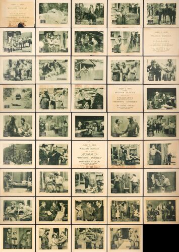 817. Title Lobby Cards & Lobby Cards (44) (11" x 14"); Episodes No. 3, 4, 5, 6, 8; Fine+ ### SILENT SERIAL: SMASHING BARRIERS (1919)