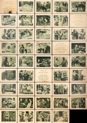 817. Title Lobby Cards & Lobby Cards (44) (11" x 14"); Episodes No. 3, 4, 5, 6, 8; Fine+ ### SILENT SERIAL: SMASHING BARRIERS (1919)