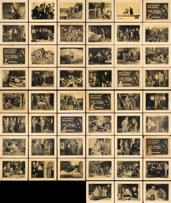 819. Title Lobby Cards & Lobby Cards (51) (11" x 14"); Episodes 3, 4, 6, 9, 10, 11, 12, 13, 15; Fine+ ### SILENT SERIAL: THE VEILED MYSTERY (1920)