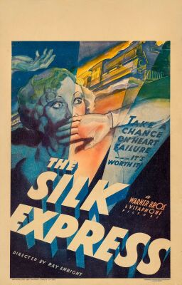 820. Window Card (14" x 22"); Stone Lithograph; Fine+ on Paper ### THE SILK EXPRESS (1933)