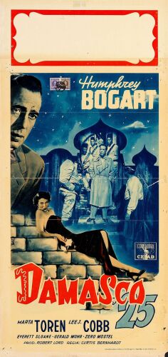 821. Italian Locandina (13" x 27.5"); Fine+ Folded ### SIROCCO (1952)
