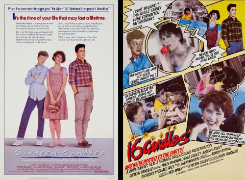 823. One Sheets (2) (27" x 40", 27" x 41"); The Collection of the Late J. Stephen Ryan; Regular and International Styles; Very Fine ### SIXTEEN CANDLES (1984)