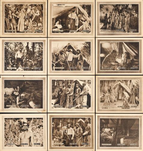830. Lobby Cards (12) (11" x 14"); The Bradleigh Vinson Collection; Episodes No. 10, 12, 13; Very Fine- ### THE SON OF TARZAN (1920)