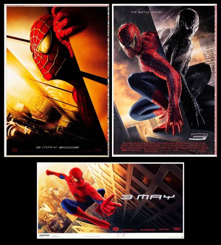 835. Printer's Proofs (3) (28" x 41" (2"), 39" x 20.5"); Very Fine+ Rolled ### SPIDER-MAN TRILOGY (2002, 2007)