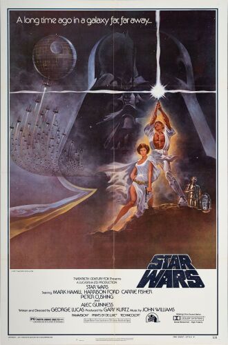 845. One Sheet (27" x 41"); Style A, Second Printing; Near Mint Folded ### STAR WARS: A NEW HOPE (1977)