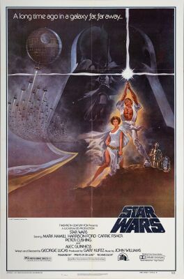 845. One Sheet (27" x 41"); Style A, Second Printing; Near Mint Folded ### STAR WARS: A NEW HOPE (1977)
