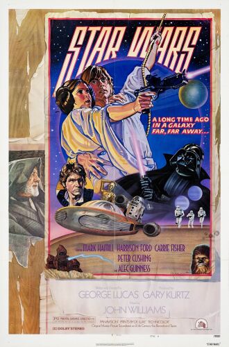 846. One Sheet (27" x 41"); Style D; Near Mint Folded ### STAR WARS: A NEW HOPE (1978)