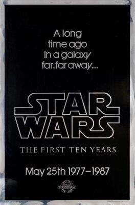 847. One Sheet (27" x 41"); 10th Anniversary Silver Mylar Style; Very Fine+ Rolled ### STAR WARS: A NEW HOPE (R-1987)