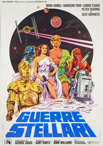 848. Italian Two Fogli (39" x 55"); Near Mint Folded ### STAR WARS: A NEW HOPE (1977)