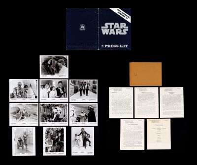 849. Press Kit (9" x 11.75"); Very Fine+ ### STAR WARS: A NEW HOPE (Continuous Run 1978)