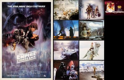 851. One Sheet, Deluxe Lobby Card Set (8), Color Photograph (27" x 41", 11" x 14", 8" x 10"); NSS Style A (1); Very Fine+ Tri-Folded ### STAR WARS: THE EMPIRE STRIKES BACK (1980)
