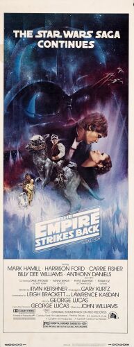 856. Insert (14" x 36"); Style A; Very Fine- Rolled ### STAR WARS: THE EMPIRE STRIKES BACK (1980)