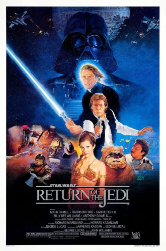 860. One Sheet (27" x 41"); The Howard Kazanjian Collection; Style B; Near Mint Rolled ### STAR WARS: RETURN OF THE JEDI (1983)