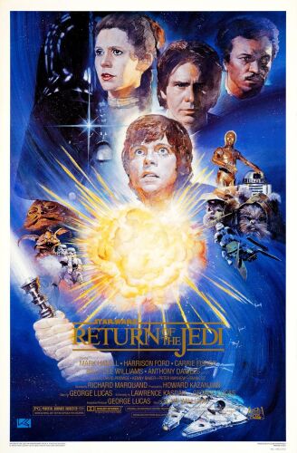 866. One Sheet (27" x 41"); 10th Anniversary Style A, #002392; Near Mint Rolled ### STAR WARS: RETURN OF THE JEDI (R-1994)