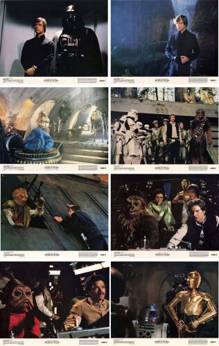 868. Lobby Card Set (8) (11" x 14"); First Printing; Near Mint ### STAR WARS: RETURN OF THE JEDI (1983)