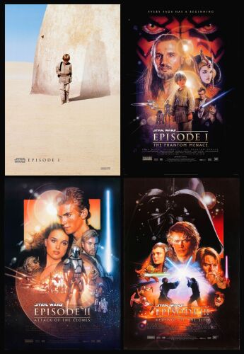871. One Sheets (4) (27" x 40"); Single- and Double-Sided; Fine+ Rolled ### STAR WARS FRANCHISE (1999 - 2005)