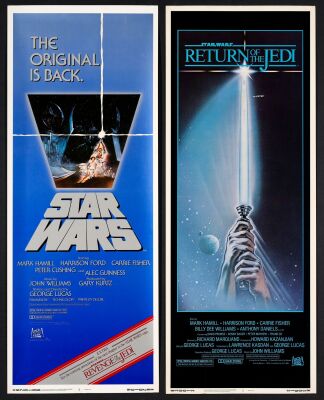 872. Inserts (2) (14" x 36"); Very Fine Rolled ### STAR WARS FRANCHISE (R-1982, 1983)