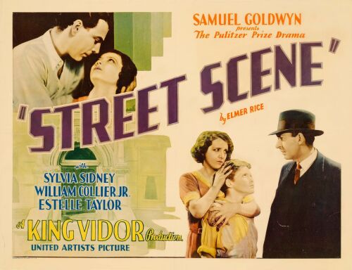 880. Half Sheet (22" x 28"); Fine+ on Paper ### STREET SCENE (1931)