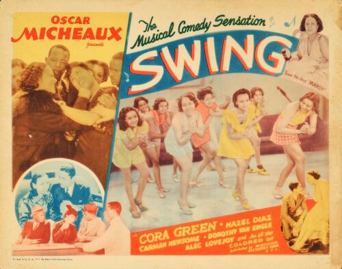 883. Title Lobby Card (11" x 14"); Very Fine- ### SWING! (1938)