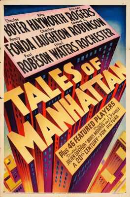 887. One Sheet (27" x 41"); Style A, Stone Lithograph; Very Fine- Folded ### TALES OF MANHATTAN (1942)